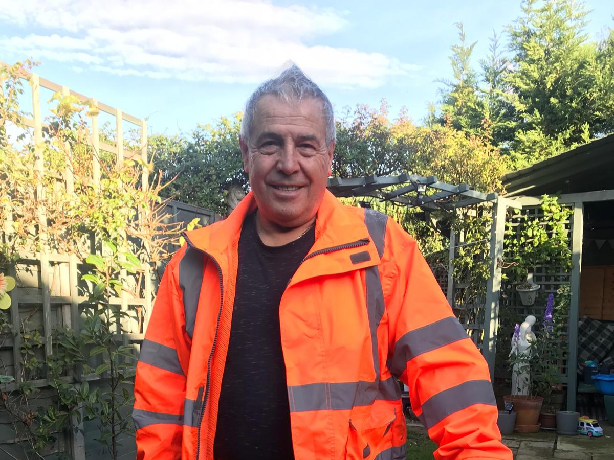 Aldo Puzella, long-serving rail professional, pictured during his career in the UK rail industry.